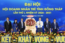Đại hội Hội Doanh nh&acirc;n trẻ tỉnh Đồng Th&aacute;p lần thứ I, nhiệm kỳ 2026 - 2031