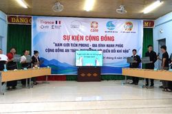 Sự kiện cộng đồng 'Nam giới tiên phong - Gia đình hạnh phúc - Cộng đồng an toàn, thích ứng với biến đổi khí hậu'