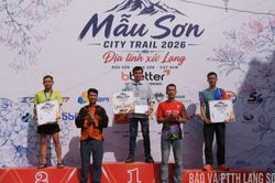 Hơn 1.300 vận động viên tham gia giải chạy Mẫu Sơn City Trail 2026