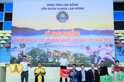 Bế mạc Giải V&ocirc; địch c&aacute;c C&acirc;u lạc bộ Karate L&acirc;m Đồng lần thứ I năm 2026