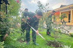 Lữ đo&agrave;n 210: Xanh doanh trại, vững &yacute; ch&iacute; người l&iacute;nh