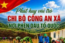 Phát huy vai trò Chi bộ Công an xã nơi phên dậu Tổ quốc