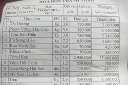 Sự thật vụ hóa đơn bữa ăn hơn 50 triệu đồng gây xôn xao ở Quảng Ninh