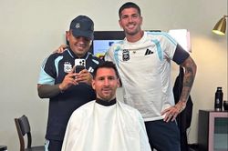 Bức ảnh Messi đi cắt tóc gây bão mạng