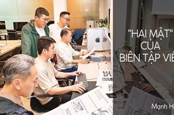 'Hai mặt' của biên tập viên
