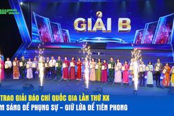 Lễ trao Giải Báo chí Quốc gia lần thứ XX: Tâm sáng để phụng sự - Giữ lửa để tiên phong