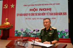 Tổng cục Chính trị tập huấn nghiệp vụ công tác Bảo hiểm y tế toàn quân khu vực phía Bắc