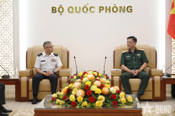 Hợp t&aacute;c quốc ph&ograve;ng Việt Nam-Nhật Bản đạt nhiều kết quả t&iacute;ch cực