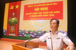 V&ugrave;ng Cảnh s&aacute;t biển 1 ho&agrave;n th&agrave;nh tốt vai tr&ograve; chủ tr&igrave; trong thực thi ph&aacute;p luật tr&ecirc;n v&ugrave;ng biển được ph&acirc;n c&ocirc;ng