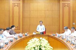Thường trực Ban Bí thư họp với Văn phòng Trung ương Đảng về một số dự án trọng điểm