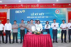 Thi hành án dân sự tỉnh Thanh Hóa và các chi nhánh BIDV trên địa bàn ký kết Biên bản ghi nhớ hợp tác