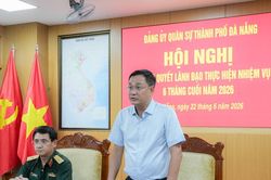 Đảng ủy Quân sự thành phố Đà Nẵng quyết tâm hoàn thành nhiệm vụ năm 2026