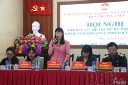Phó Chủ tịch HĐND tỉnh Cao Thị Tuyết Lan tiếp xúc cử tri xã Mường Nhà