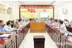 Hội thảo khoa học g&oacute;p &yacute; hồ sơ đề nghị c&ocirc;ng nhận Mỹ Thọ l&agrave; x&atilde; An to&agrave;n khu