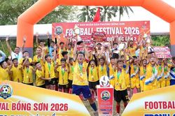Xác định các nhà vô địch Ngày hội bóng đá học sinh Festival hè 2026