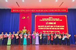 Phường Pleiku công bố nghị quyết và nhân sự tổ dân phố sau sáp nhập