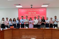Khối thi đua các cơ quan tham mưu, tổng hợp tỉnh Khánh Hòa sơ kết phong trào thi đua 6 tháng đầu năm 2026