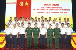 Bồi dưỡng, cấp chứng chỉ công nghệ thông tin nâng cao cho cán bộ, giảng viên Học viện Hải quân