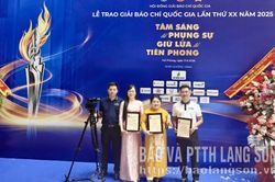 Lạng Sơn đoạt Giải báo chí Quốc gia