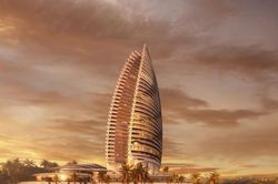 Tháp Aspira Tower 220m tại Phú Quốc: Biểu tượng kiến trúc kính uốn cong hướng biển
