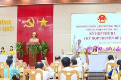 HĐND phường Phan Thiết th&ocirc;ng qua nghị quyết về sắp xếp tổ d&acirc;n phố