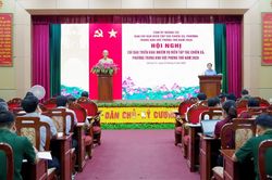 Triển khai nhiệm vụ diễn tập tác chiến xã, phường trong khu vực phòng thủ năm 2026
