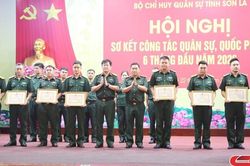 Sơ kết nhiệm vụ công tác quân sự, quốc phòng 6 tháng đầu năm 2026