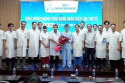 Bệnh nh&acirc;n gh&eacute;p tim thứ 23 tại Bệnh viện Trung ương Huế xuất viện