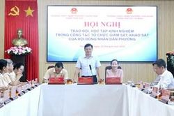 Trao đổi kinh nghiệm n&acirc;ng cao chất lượng hoạt động gi&aacute;m s&aacute;t