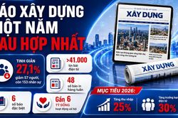 Infographic: B&aacute;o X&acirc;y dựng - Một năm sau hợp nhất