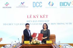 Ký kết phối hợp vận hành sàn giao dịch các-bon trong nước