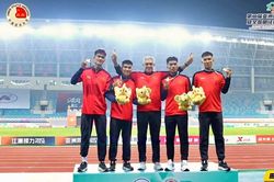 Điền kinh Việt Nam giành cú đúp vàng châu Á