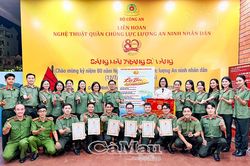 C&ocirc;ng an C&agrave; Mau đoạt giải B to&agrave;n đo&agrave;n tại Li&ecirc;n hoan Nghệ thuật quần ch&uacute;ng An ninh nh&acirc;n d&acirc;n