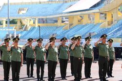 Công an Hà Nội kiểm tra, đánh giá kết quả tập huấn Điều lệnh, quân sự, võ thuật CAND năm 2026
