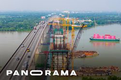 Tiến độ thần tốc của c&acirc;y cầu ngh&igrave;n tỷ nối s&acirc;n bay Long Th&agrave;nh