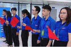 Các đoàn đại biểu về Thủ đô dự Đại hội đại biểu toàn quốc Đoàn TNCS Hồ Chí Minh lần thứ XIII