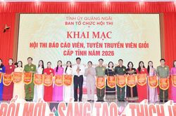 Lan tỏa tinh thần Nghị quyết Đại hội XIV qua Hội thi Báo cáo viên, Tuyên truyền viên giỏi