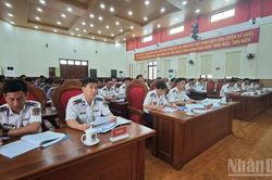 Bộ Tư lệnh Vùng Cảnh sát biển 2 sơ kết hoạt động công tác Đảng, công tác chính trị 6 tháng đầu năm 2026