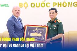 Đại tướng Phan Văn Giang tiếp Đại sứ Canada tại Việt Nam