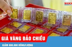 Sáng 23-6, giá vàng đảo chiều, giảm 800.000 đồng/lượng