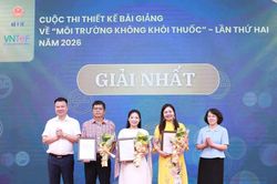 Trao giải Cuộc thi thiết kế bài giảng về Môi trường không khói thuốc lần thứ hai