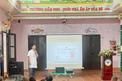 Tuyên truyền phòng, chống bệnh tay chân miệng cho trẻ mầm non ở Quảng Ninh