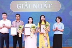 Trao giải Cuộc thi thiết kế bài giảng về 'Môi trường không khói thuốc' lần thứ hai