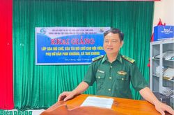 Đồn Biên phòng Tam Chung mở lớp xóa mù chữ cho phụ nữ vùng biên