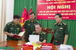 Đồn Bi&ecirc;n ph&ograve;ng cửa khẩu quốc tế Hoa Lư thực hiện hiệu quả Quy chế d&acirc;n chủ cơ sở