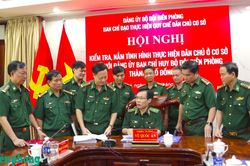 Bắt đầu kiểm tra, nắm t&igrave;nh thực hiện Quy chế d&acirc;n chủ cơ sở tại Ban Chỉ huy Bộ đội Bi&ecirc;n ph&ograve;ng th&agrave;nh phố Đồng Nai