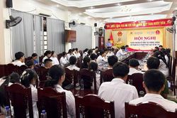 VKSND khu vực 4, tỉnh Ninh B&igrave;nh phối hợp tuy&ecirc;n truyền ph&aacute;p luật ph&ograve;ng, chống ma t&uacute;y