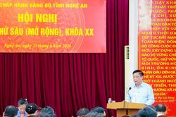 Bế mạc Hội nghị lần thứ sáu Ban Chấp hành Đảng bộ tỉnh mở rộng