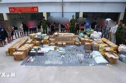 TP Hồ Ch&iacute; Minh: Triệt ph&aacute; đường d&acirc;y ma t&uacute;y li&ecirc;n tỉnh, thu hơn 1 tấn tang vật