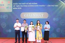 Gần 4.500 tác phẩm dự thi thiết kế bài giảng 'Môi trường không khói thuốc'
